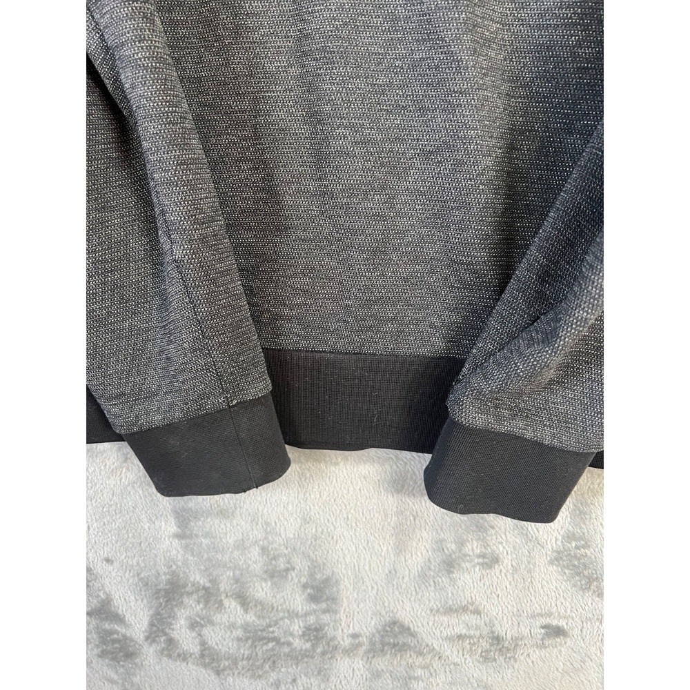 Boss Hugo Boss Bomber Sweater Track Jacket Mens Large Gray Full Zip Sporty - Picture 9 of 13